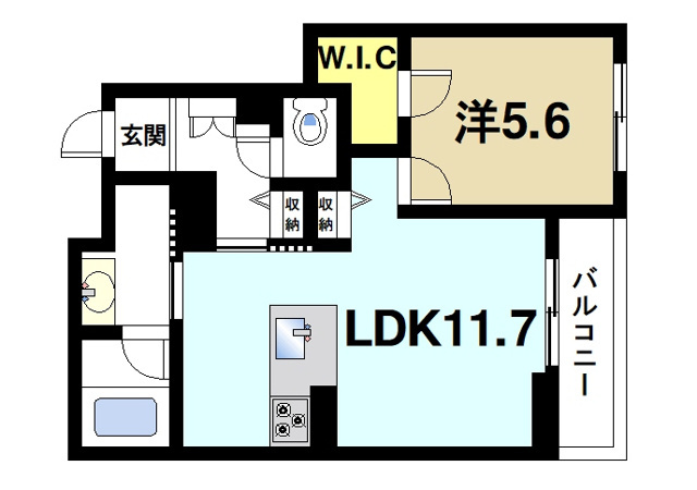 シャーメゾン フェリーチェの間取り図1