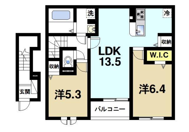 リジエール高の原の間取り図2