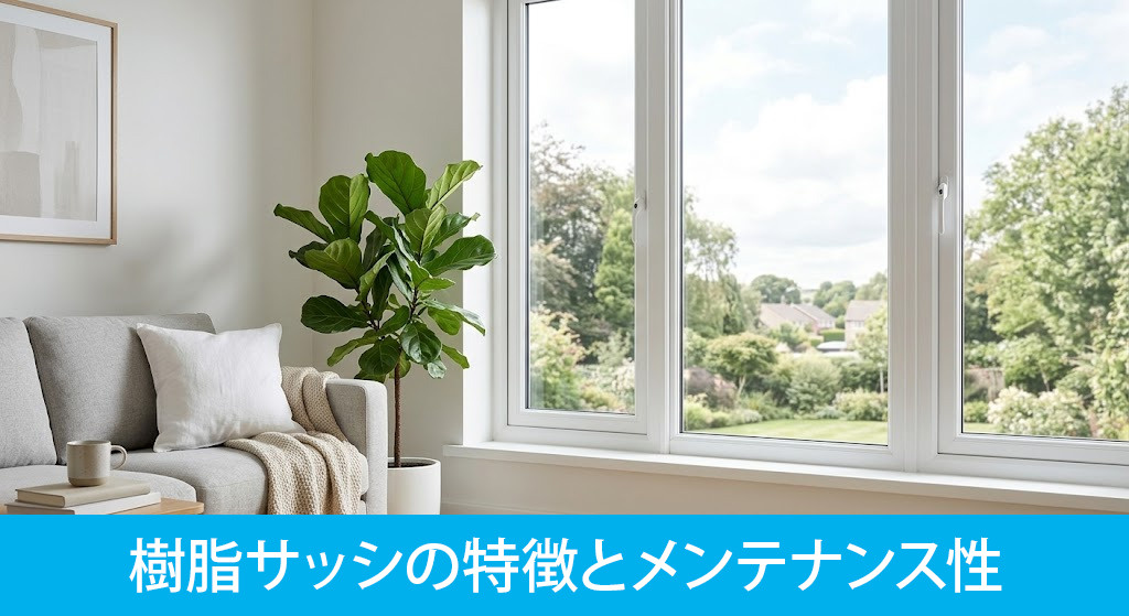 高断熱な樹脂サッシの特徴とメンテナンス性