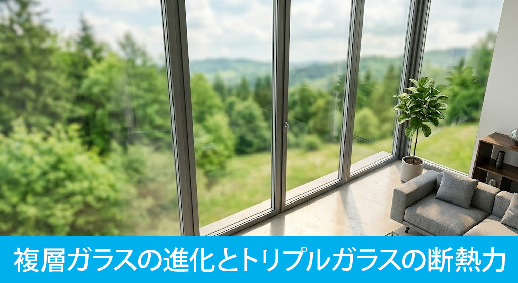 複層ガラスの進化とトリプルガラスの断熱力