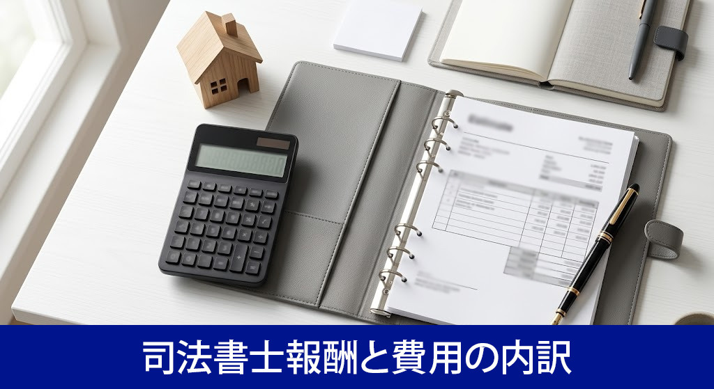 売主が負担する司法書士報酬と費用の内訳