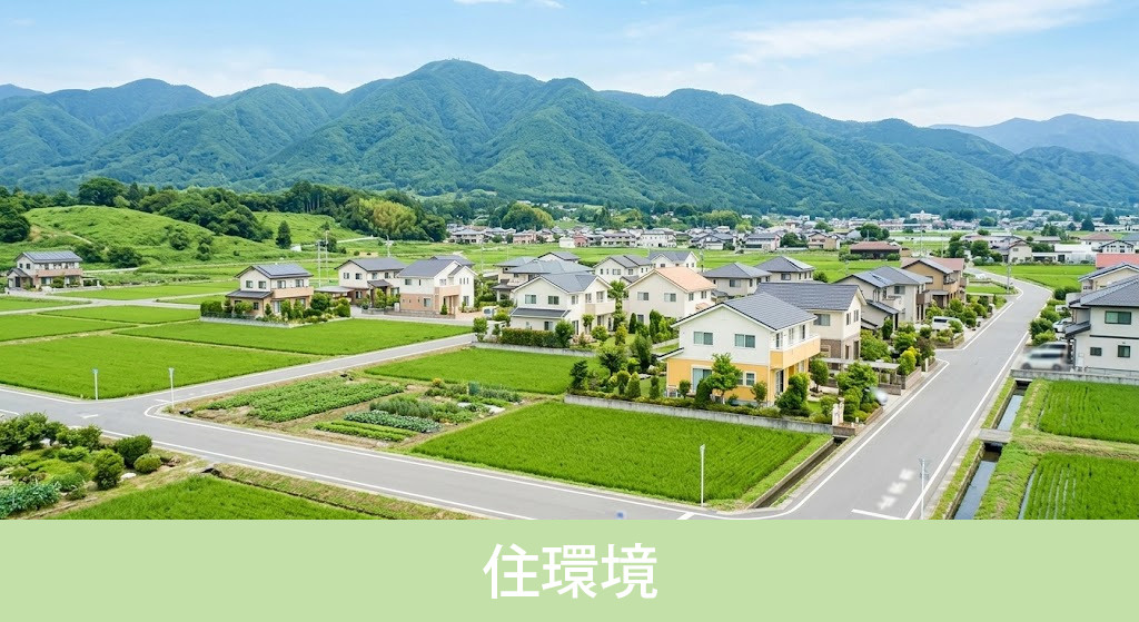 安曇野市の住環境
