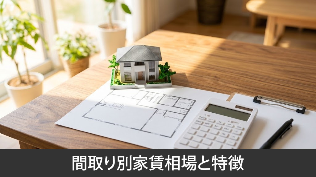 間取り別家賃相場と特徴