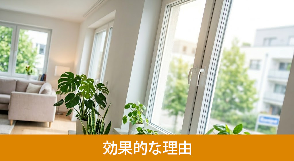 内窓リフォームが効果的な理由