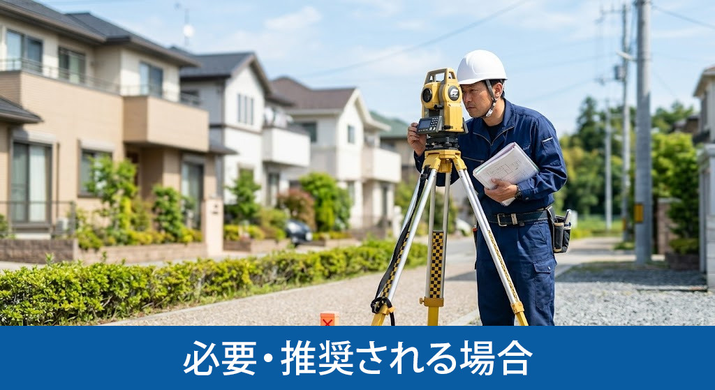 土地売却で測量が必要・推奨されるケース