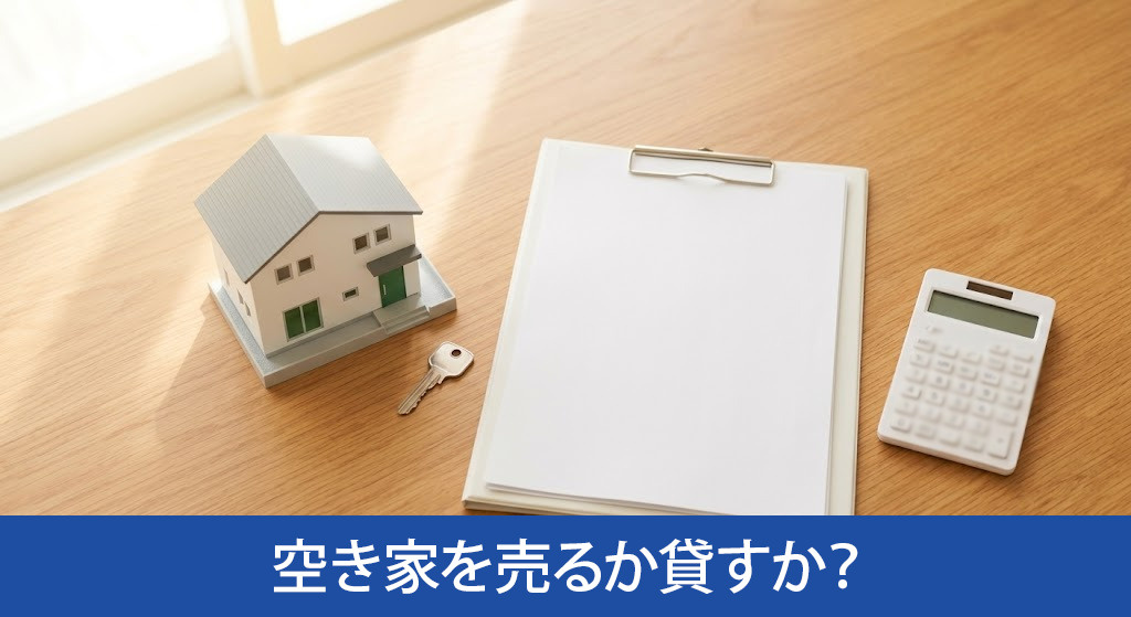 空き家を売るか貸すか?