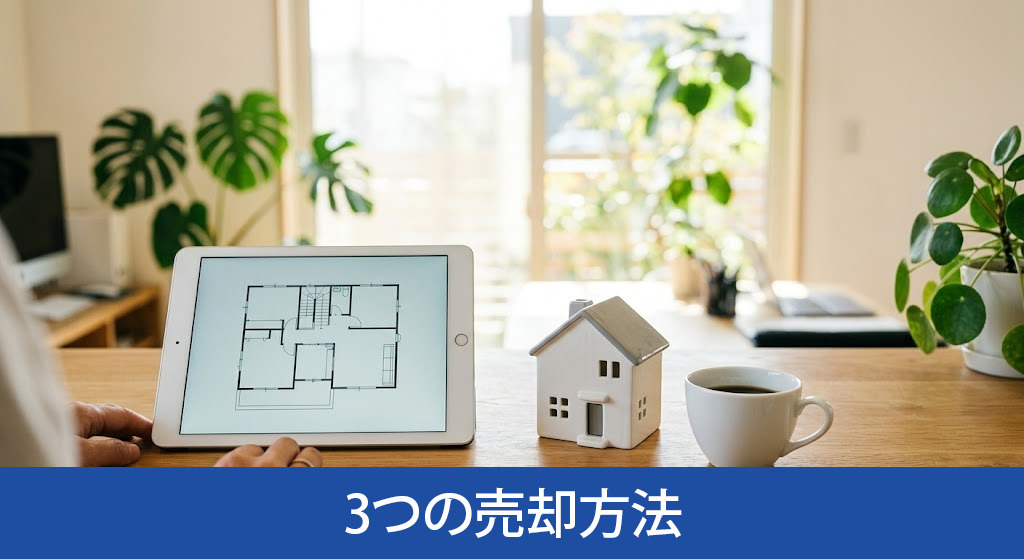 空き家の状態に合わせた3つの売却方法