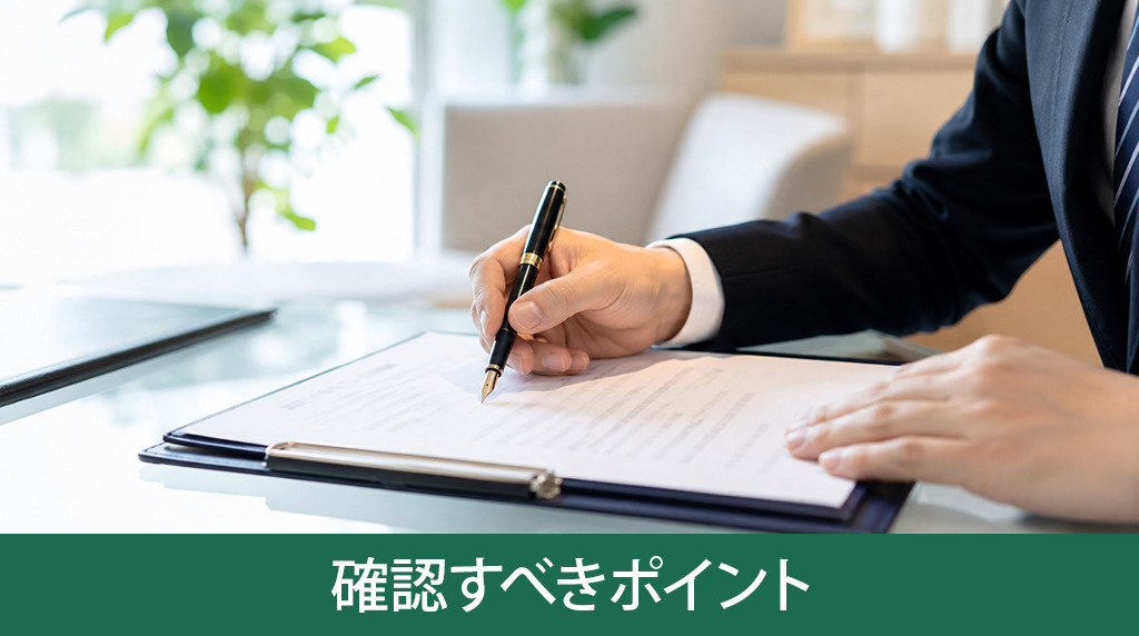 不動産売買契約書で必ず確認すべきポイント