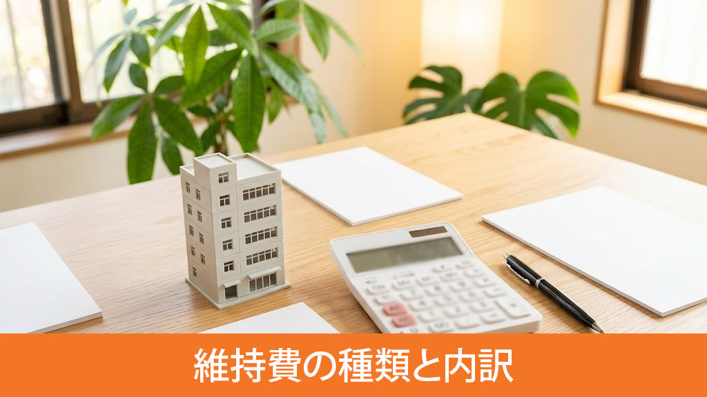 中古マンションの維持費の種類と内訳