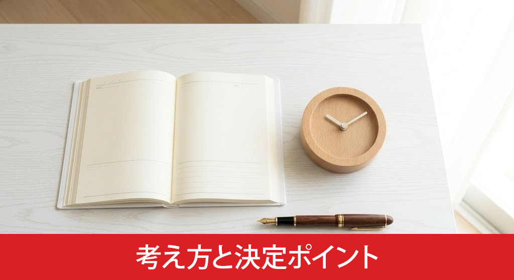 住宅ローン完済時期の考え方と決定ポイント
