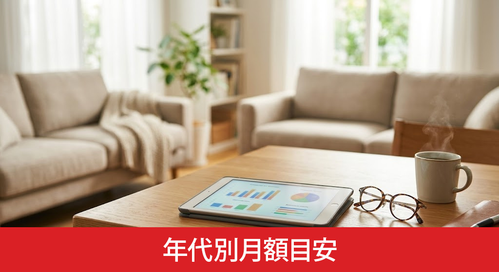 退職前に完済するための年代別月額目安