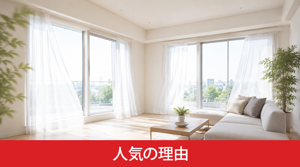 角部屋の資産価値を支える根強い人気の理由