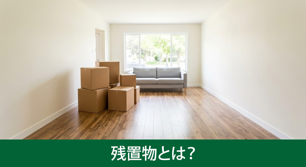 不動産売却における残置物とは?