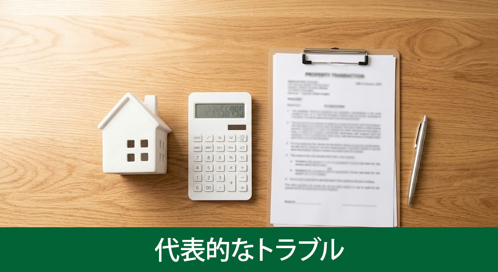 残置物による売却時の代表的なトラブル