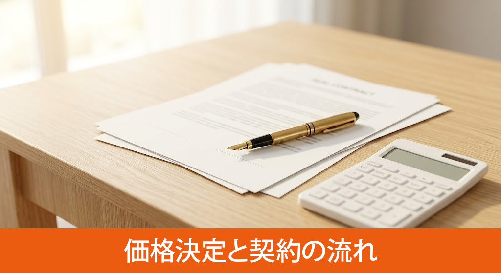 契約締結前に知っておきたい価格決定と契約の流れ