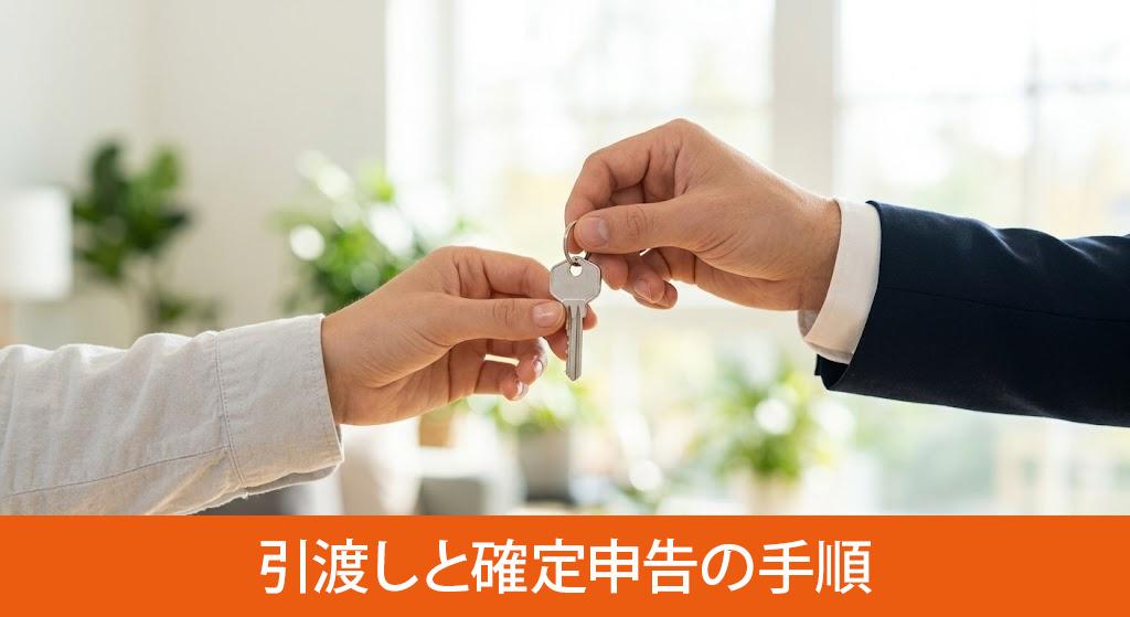 契約締結後におこなう引渡しと確定申告の手順