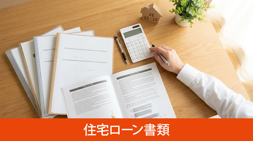 査定後の資金計画を立てる住宅ローン書類