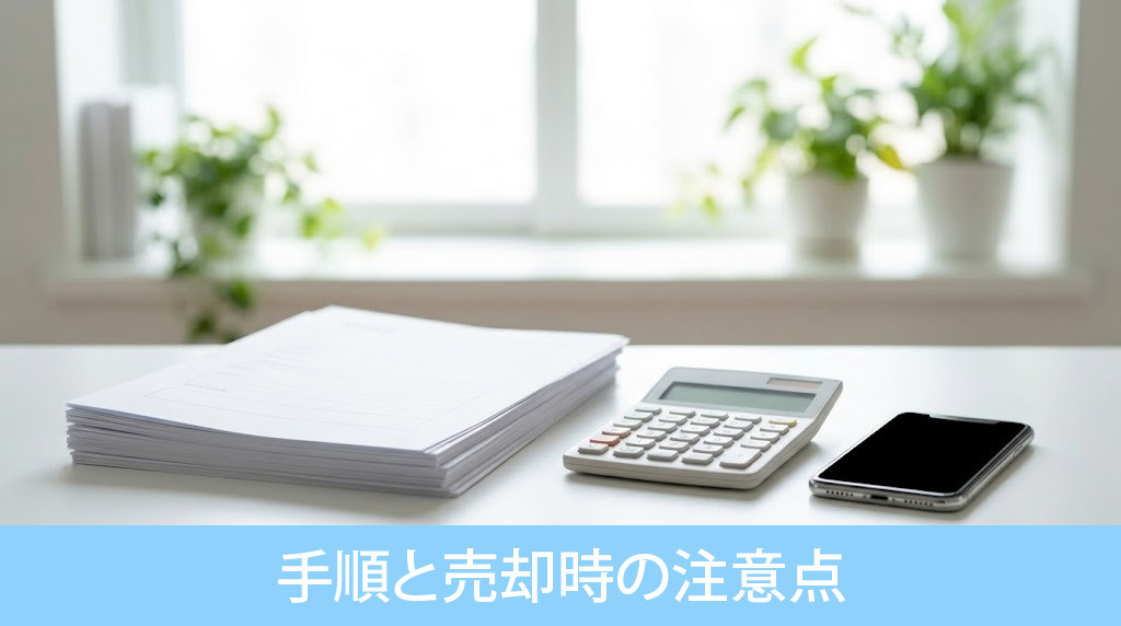 紛失後の手続き手順と売却時の注意点