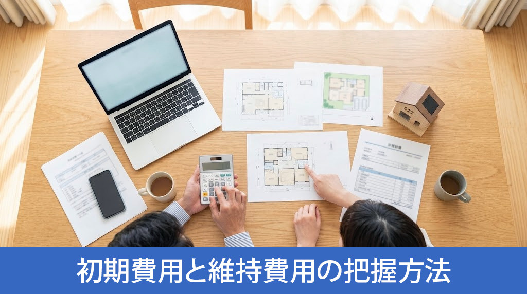 購入にかかる初期費用と維持費用の把握方法