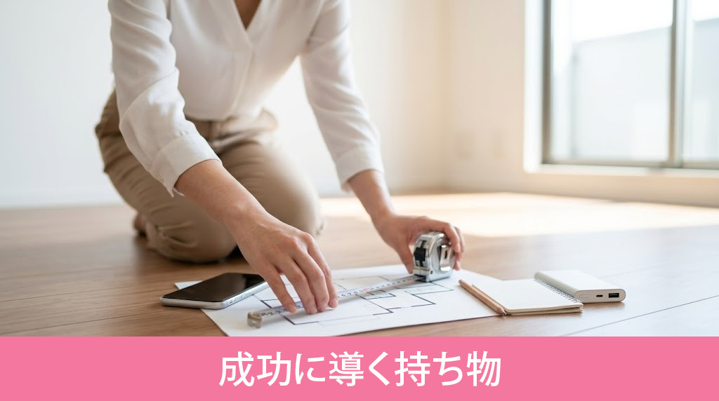 賃貸内見を成功に導く持ち物