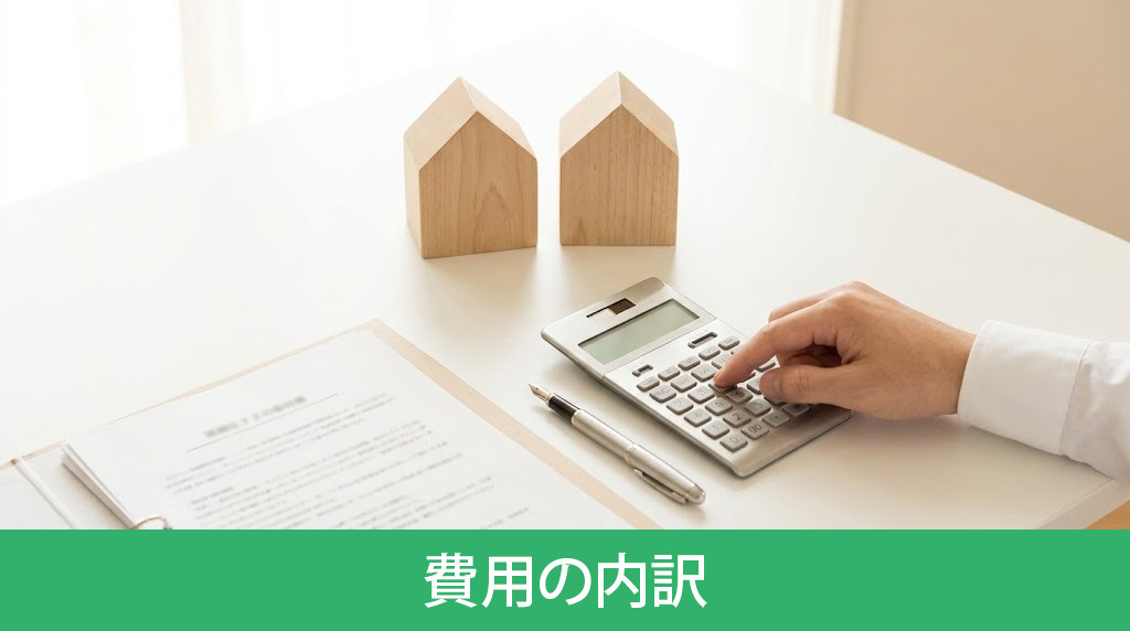 土地を分筆して売却する際にかかる費用の内訳