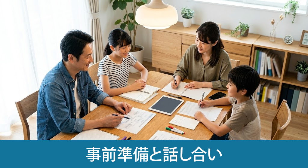 円滑に進めるための事前準備と話し合い