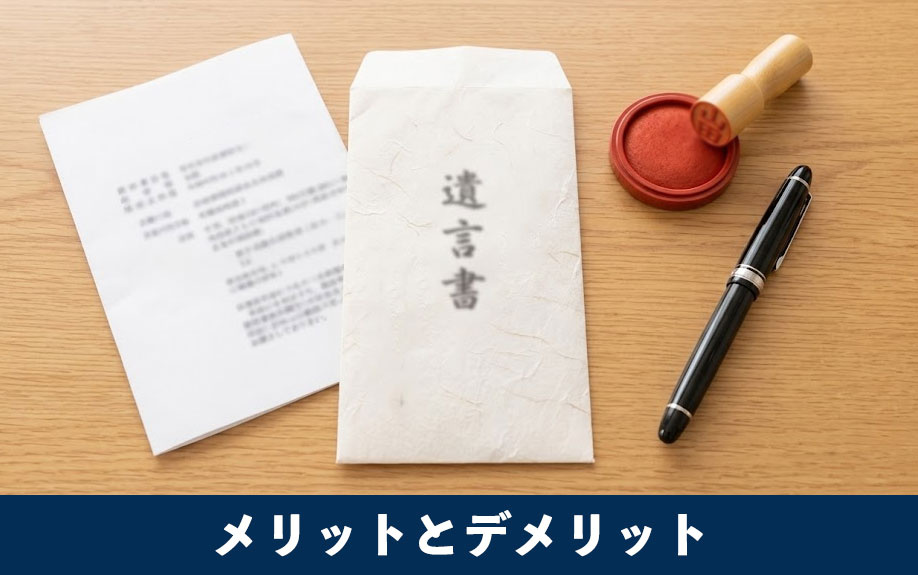 自筆証書遺言のメリットとデメリット