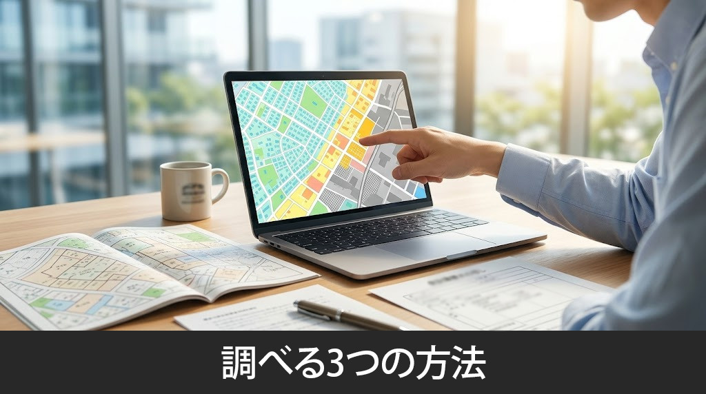 用途地域を調べる3つの方法
