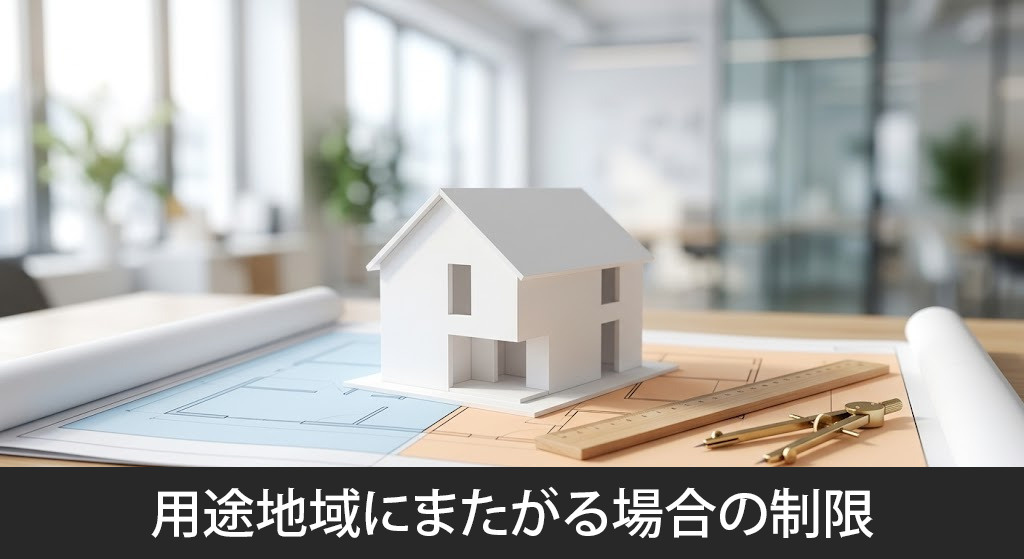 敷地が複数の用途地域にまたがる場合の制限