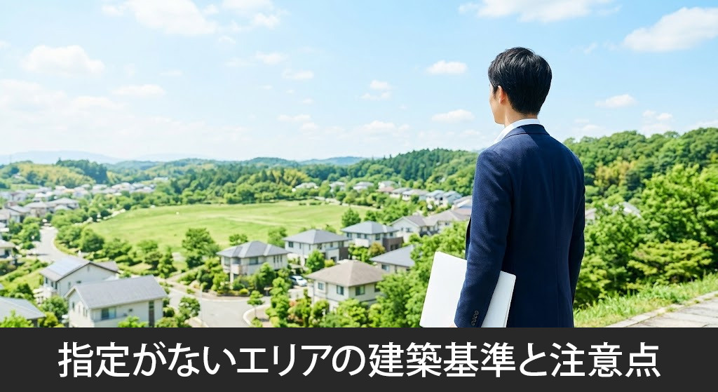 用途地域の指定がないエリアの建築基準と注意点