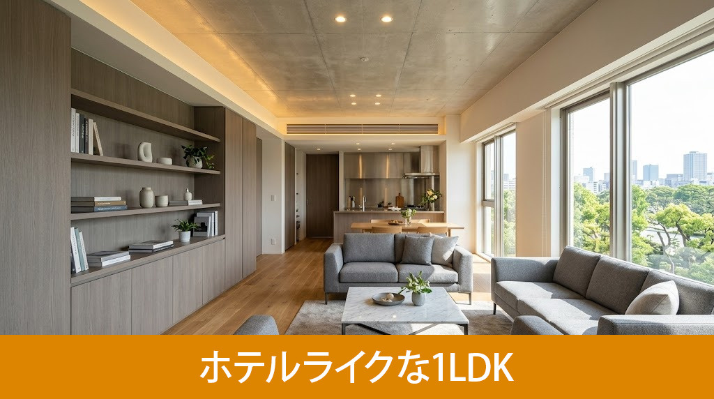 ホテルライクな1LDK