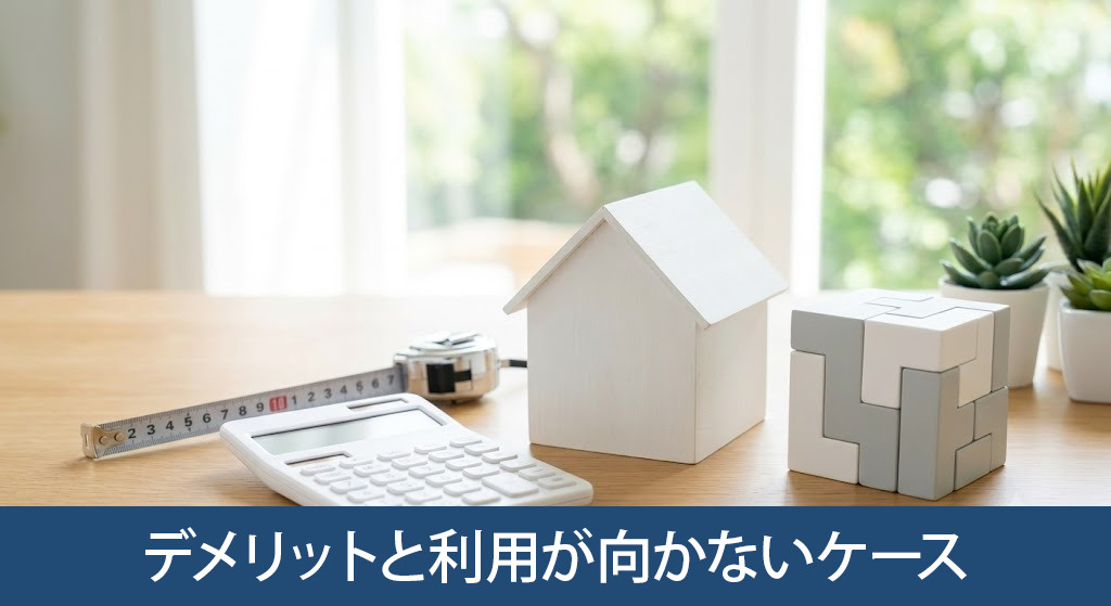 不動産買取のデメリットと利用が向かないケース
