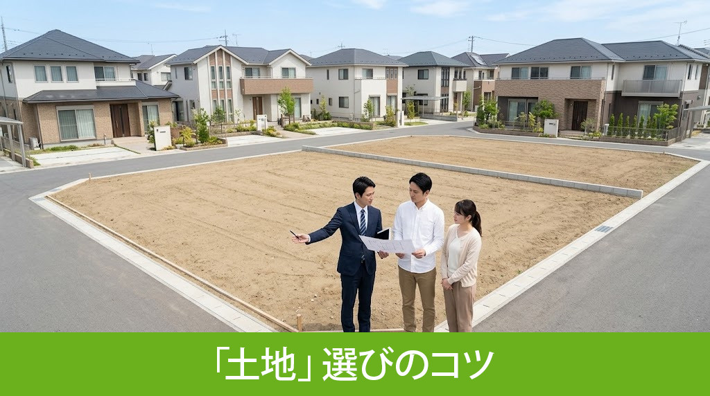 安全で快適に暮らすための「土地」選びのコツ