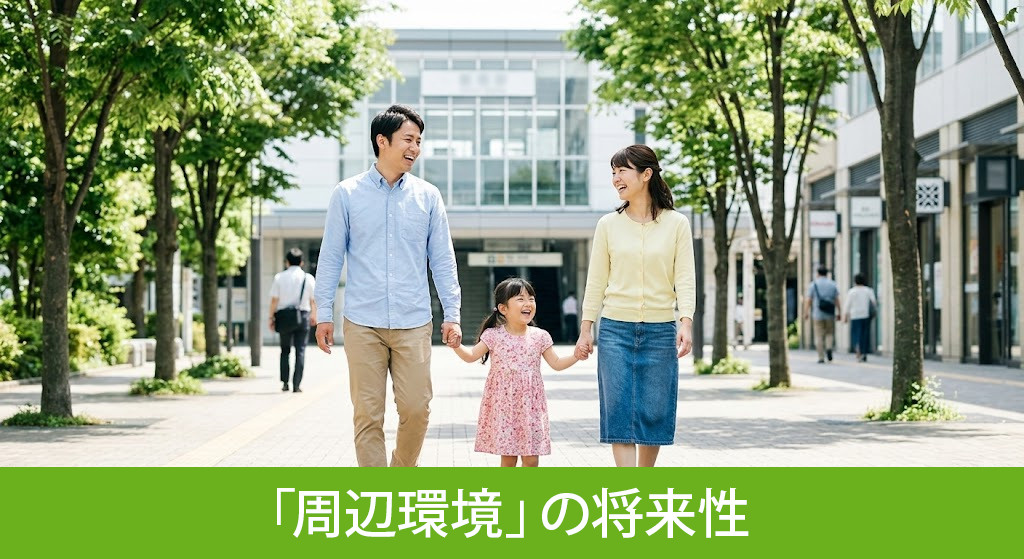 資産価値も左右する「周辺環境」の将来性
