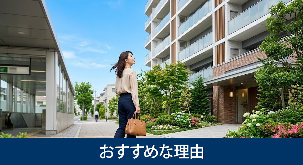 独身女性には駅近マンションがおすすめな理由