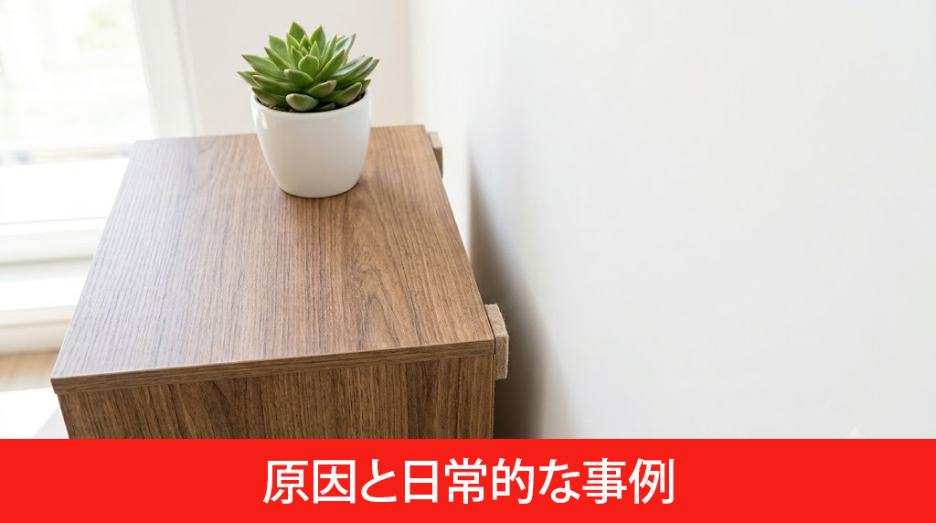 賃貸物件の壁がへこんでしまう原因と日常的な事例