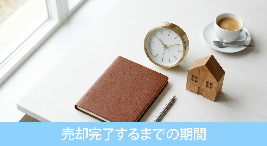 周囲に気付かれず売却完了するまでの期間
