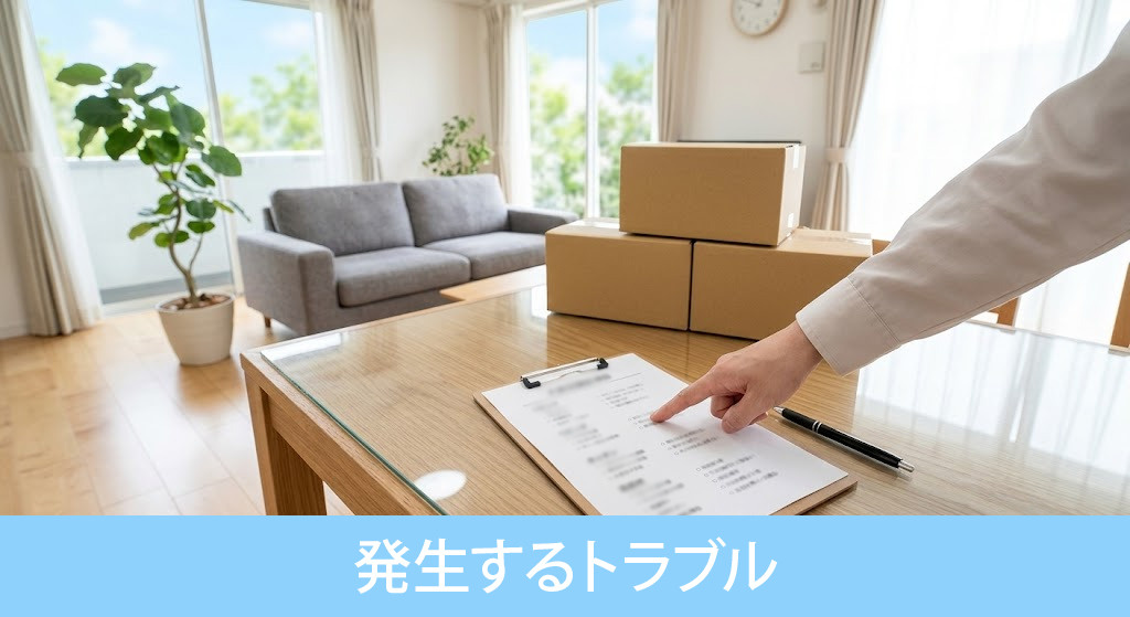 残置物を残して売却した際に発生するトラブル