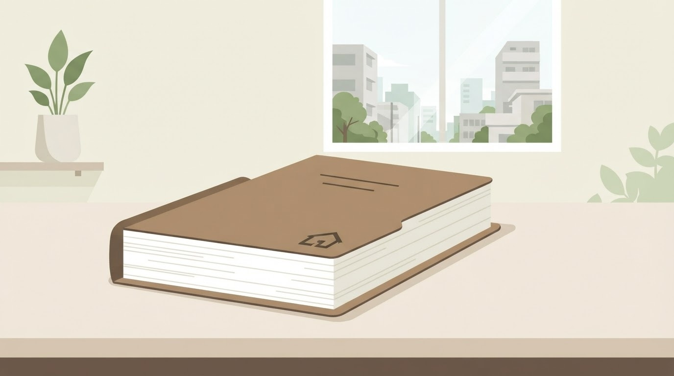 不動産売却の必要書類を準備するイメージ