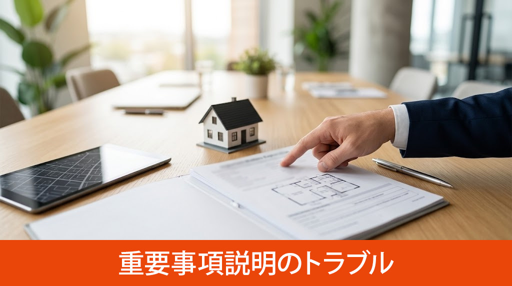 不動産売却における重要事項説明のトラブル