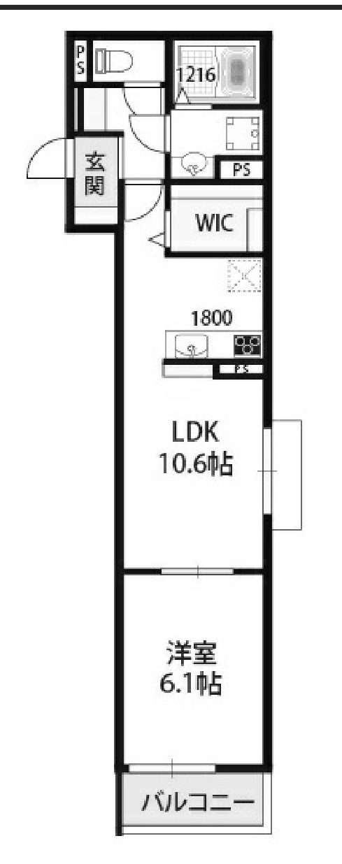 ヴィブレ ウーノ202 間取り図