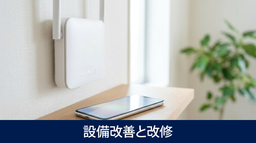 空室対策に効果的な設備改善と改修