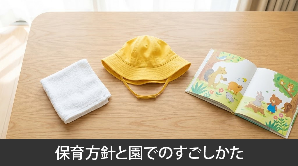 「優貴保育園」の保育方針と園でのすごしかた