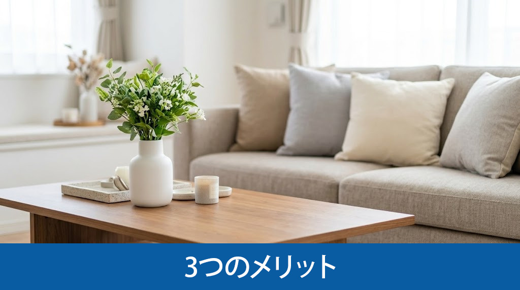 ホームステージングを導入する3つのメリット