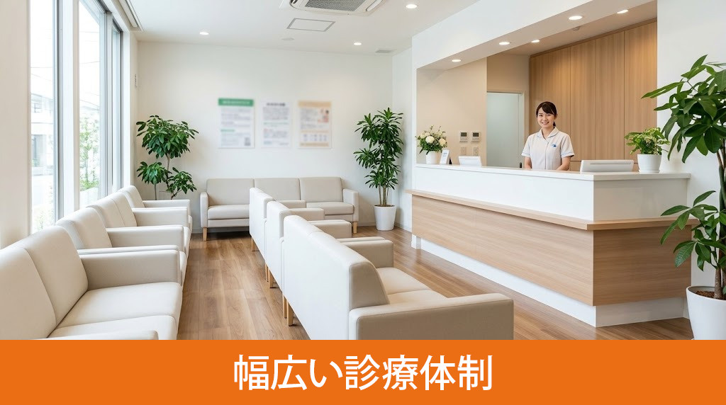 「三城クリニック」の幅広い診療体制