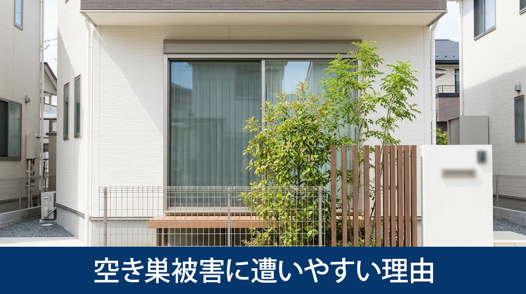 新築一戸建てが空き巣被害に遭いやすい理由