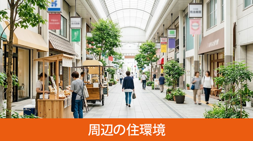 堺東駅周辺の住環境