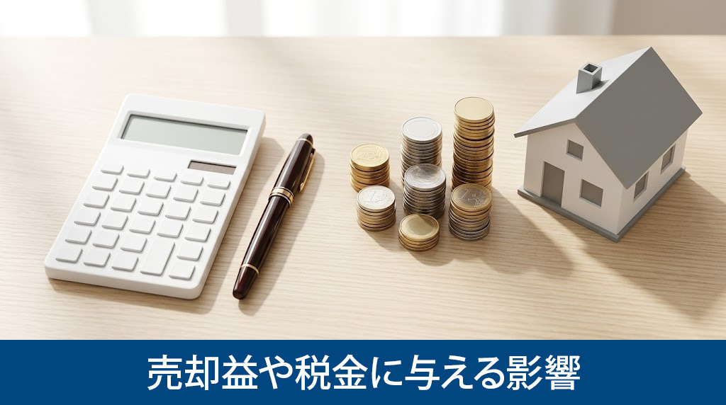 減価償却と耐用年数が売却益や税金に与える影響