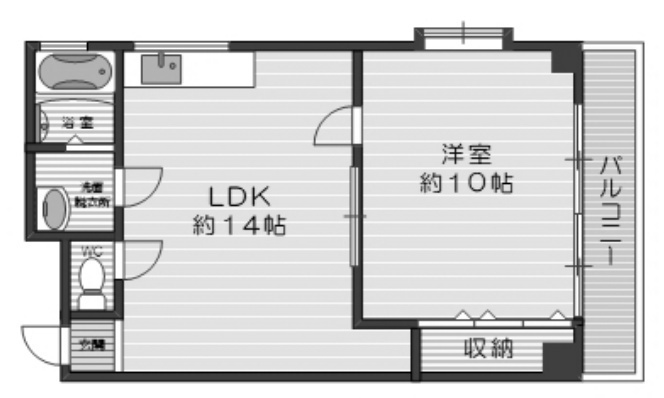 モーリスメゾン302 間取り図