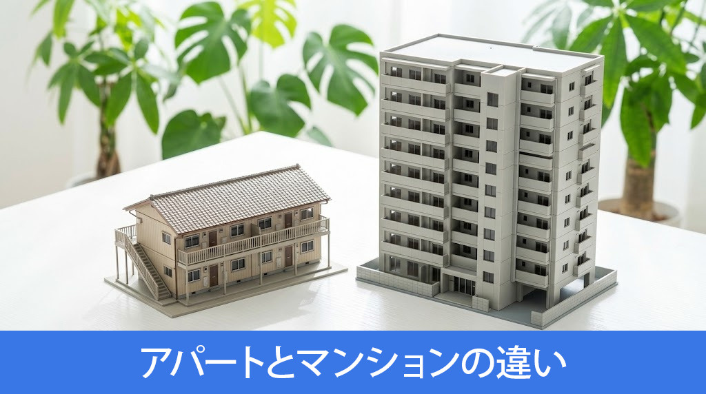 アパートとマンションの違い